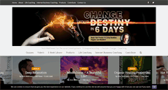 Desktop Screenshot of changeyourdestinyin6days.com
